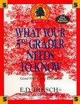 What Your 5th Grader Needs to Know by E.D. Hirsch (1995, Paperback)