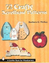 72 Crafty Scrollsaw Patterns by Barbara G. McKee (1999, Paperback)