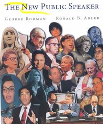 The New Public Speaker by George Rodman (1996, Paperback)