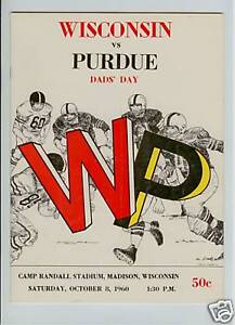 Purdue Vintage Football Programs