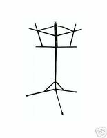 NEW BLACK METAL FOLDING MUSIC STAND WITH CARRY CASE! in Musical Instruments & Gear, Equipment, Stands | eBay
