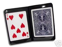 CARD WALLET -  STORES LOOSE BRIDGE/ POKER SIZE  CARDS