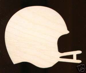 Football Helmet Plaque Sign 12 034 Natural Craft Wood Cutout 176 12 