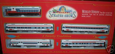 HO TRAINS JAMES E STRATES CARNIVAL TRAIN SET  