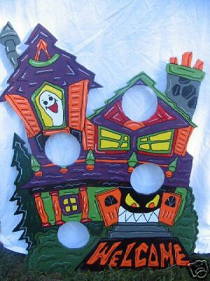 Haunted House Halloween Bean Bag Yard Art Decoration  