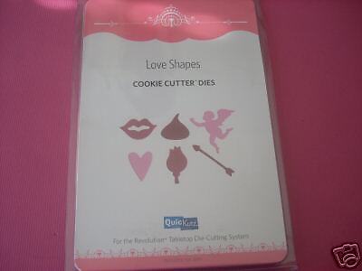 QuicKutz *LOVE SHAPES COOKIE CUTTER DIES*Valentine*NIP  