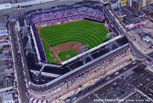 Brooklyn Dodgers Ebbets Field Jurinko print gsart AEF  