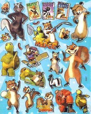 Over the Hedge Movie Sticker ~ RJ Verne Stella D007  