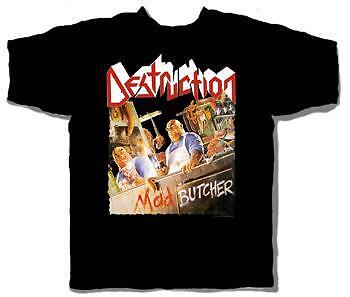 DESTRUCTION MAD BUTCHER T SHIRT X LARGE thrash classic  
