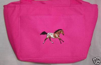 Appaloosa pink lunch bag cooler POA horse barrel racer  
