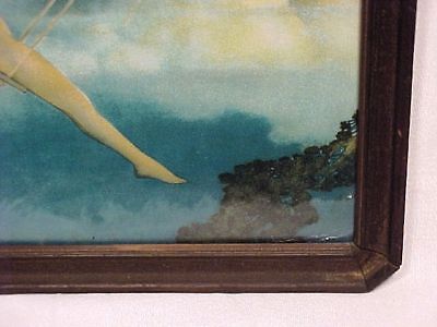 1905 MAXFIELD PARRISH DINKY BIRD PRINT PERIOD FRAME  