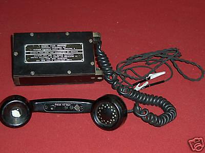 PORTABLE TELEPHONE 4564 UNIFONE WESTERN RAILROAD PHONE  