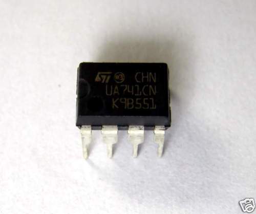 100 pcs DIP IC 8pins UA741CN UA741 OP Amp LM741 741  