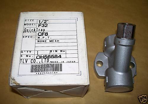 TLV F32 Steam Trap QuickTrap Quick Trap 1/2 CF8 SCS13A  