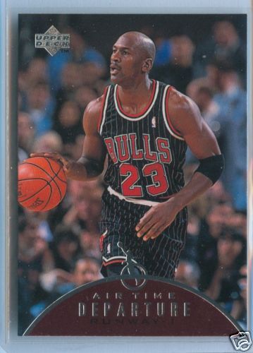 Michael Jordan 97 98 Upper Deck Air Time Departure AT4