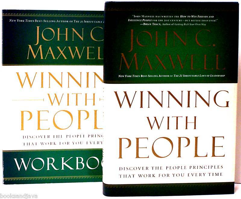 WINNING WITH PEOPLE BOOK & WORKBOOK John C Maxwell PB 9780785288749 