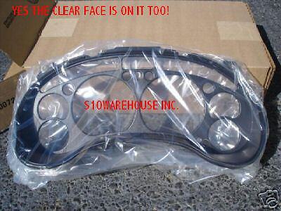 98 05 REPLACEMENT PLASTIC SPEEDO FACE LENSE CHEVY S10 TRUCK BLAZER 