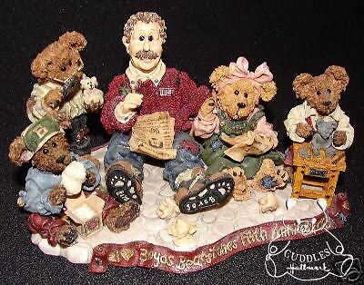 THB Boyds Bears 5th Anniversary The Head Bean Resin Figurine Teddy 