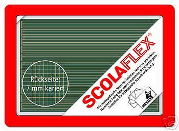 SCOLAFLEX TAFEL SCHULTAFEL KUNSTSTOFF LIN.1/7 karr. NEU  