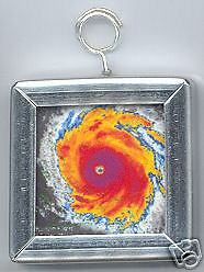 CLOSE2 YOUR ART Glass Pendant HURRICANE KATRINA RITA  