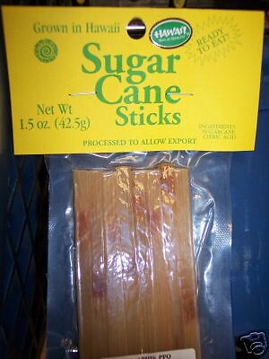 FRESH* HAWAII SUGAR CANE STICKS,SWEET,CANDY,  