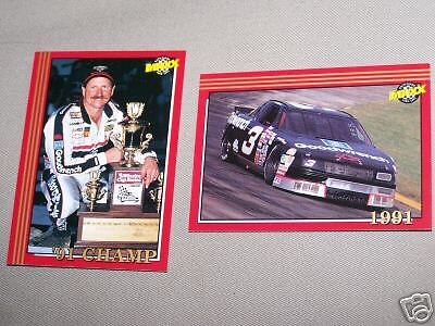 DALE EARNHARDT 91 CHAMPION 1992 MAXX RACE CARDS MINT  