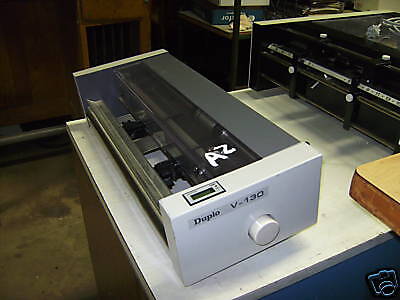 Duplo V 130 Check Signer / Imprinter  