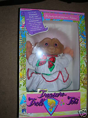 Vintage 14 Treasure Troll Tot Wishstones MIB New Doll  