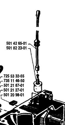 fuel gas line hose 501462501 HUSQVARNA 65 77 CHAINSAW  