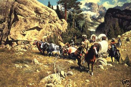 Frank McCarthy   Western Print   In The Pass  