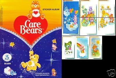 CARE BEARS 1994 BAIO FACTORY STICKER SET & ALBUM  