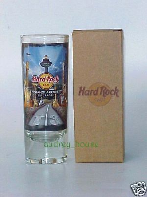 Singapore Hard Rock Cafe Changi Airport T 3 shot glass  