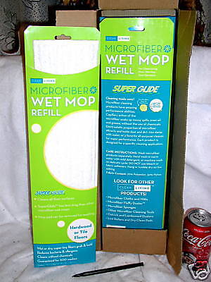 CLEAN LIVING CLV MICROFIBER WET DRY MOP VELCRO REFILL  