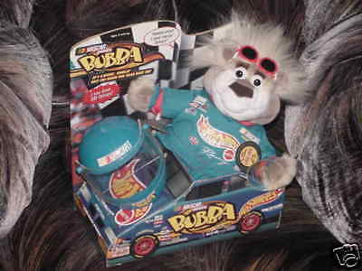 Nascar Talking BUBBA Plush Toy Mattel 99 Box & Helmet  