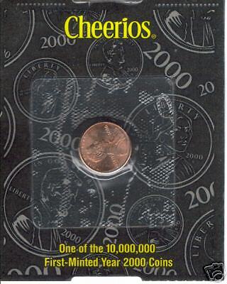 CHEERIOS 2000 Millennium Penny/Cent  