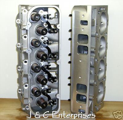 BBC CHEVY CHEVROLET ALUMINUM CYLINDER HEADS 396 427 454  