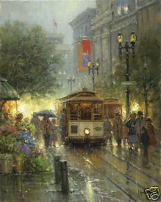 Cable Cars On Powell Street by G .Harvey San Francisco  