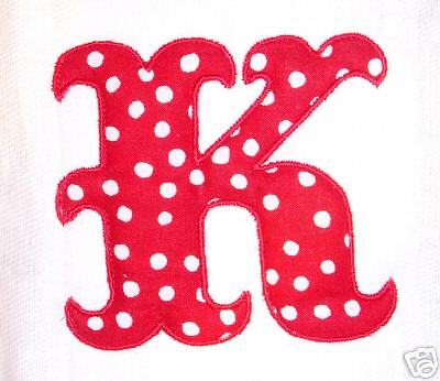 MACHINE EMBROIDERY DESIGNS APPLIQUE ALPHABET FONT #011  