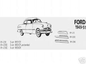 1951 Ford rocker panels #8