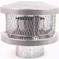 AMERICAN METAL 6 INCH CHIMNEY STOVE ROUND VENT CAP NIB  