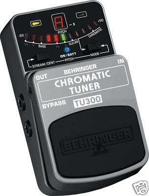 BEHRINGER CHROMATIC TUNER PEDAL TU300 TU 300 MAKE OFFER  