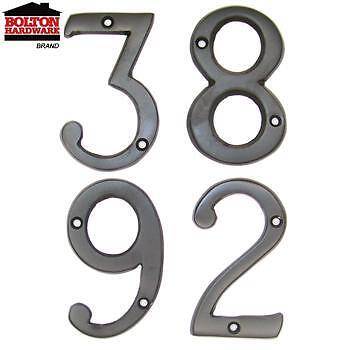 Inch Metal Oil Rubbed Bronze House Address Number  