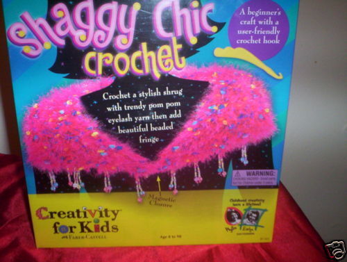 Creativity for Kids Shaggy Chic Crochet Stylish Shrug