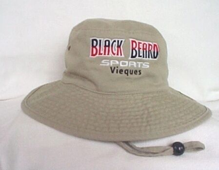 BLACK BEARD SPORTS PUERTO RICO* SAFARI BUCKET HAT S/M  