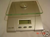 Elect Scale GlassTop Kitchen Postage 5KG/11LB ES1 lowSH  