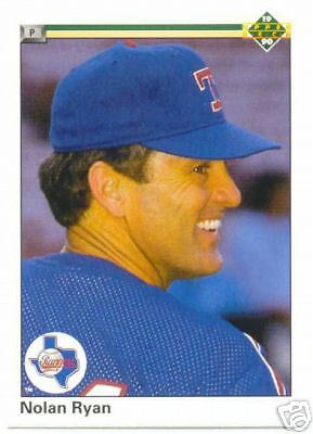 1990 UPPER DECK BASEBALL #544 NOLAN RYAN   MINT  