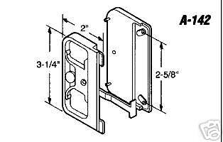 Screen door latch/handle lock (A 142)  