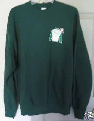 Kentucky Derby 127 Green Sweat Shirt May 5 2001 XLarge  