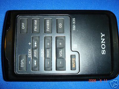 SONY RM X35 CAR REMOTE 600+FACEPLATES IN STORE B45  