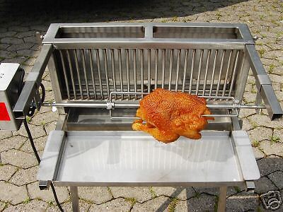 Vertikalgrill Edelstahlgrill 50 cm Grill Spieß  